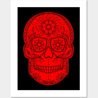 HomeSchoolTattoo SugarSkull Posters and Art